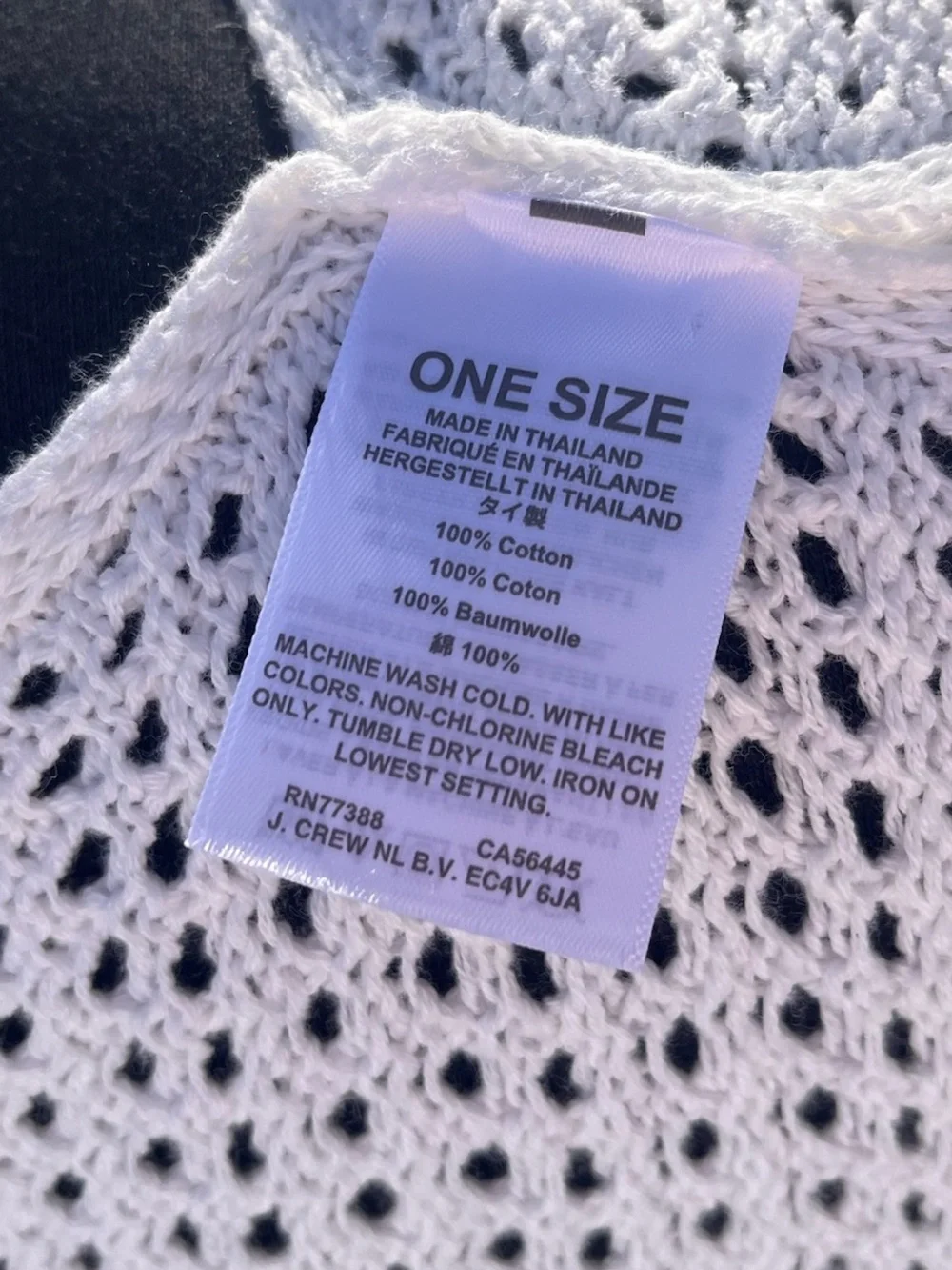 J. Crew open weave